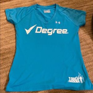 Turquoise Under Armour Semi-Fitted Tee